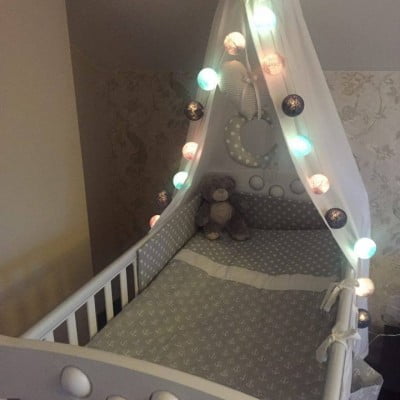 ranku darbo medvilnines lemputes berrylights